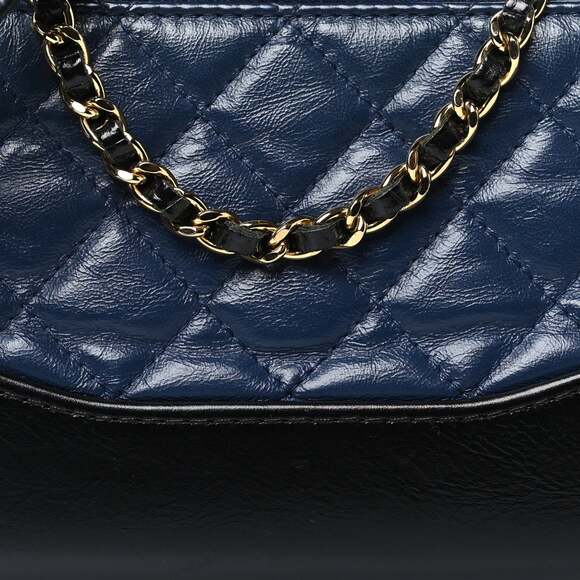 Aged Calfskin Quilted Small Gabrielle #200621C18B - Picture 9 of 12